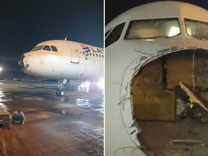 Terror a bordo de un avión en Chile: atraviesa una fuerte tormenta y las turbulencias hacen temer lo peor