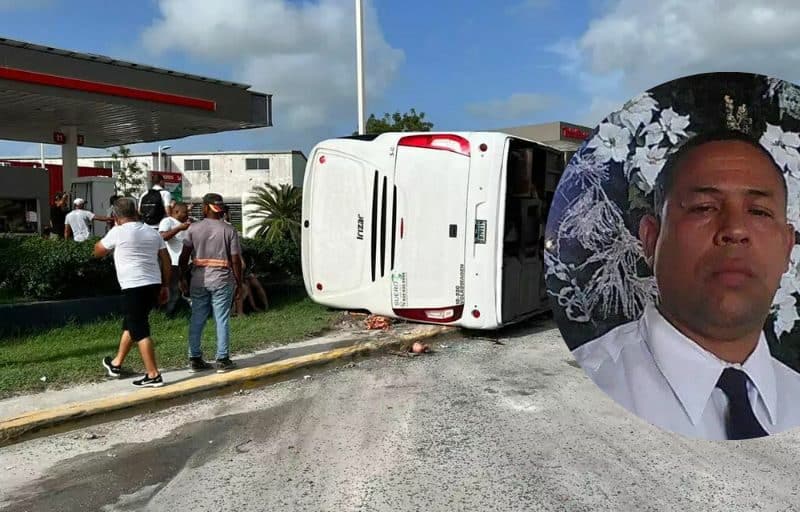 Fue arrestado chofer de autobús que se accidentó en Punta Cana