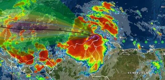 Tormenta Julia será huracán esta noche, mañana llegará a Nicaragua y Honduras