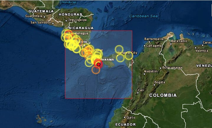 Sismo de magnitud 6,5 sacude Panamá