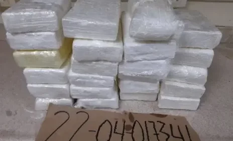 Decomisan 23 paquetes de cocaína durante intercambio en Barahona