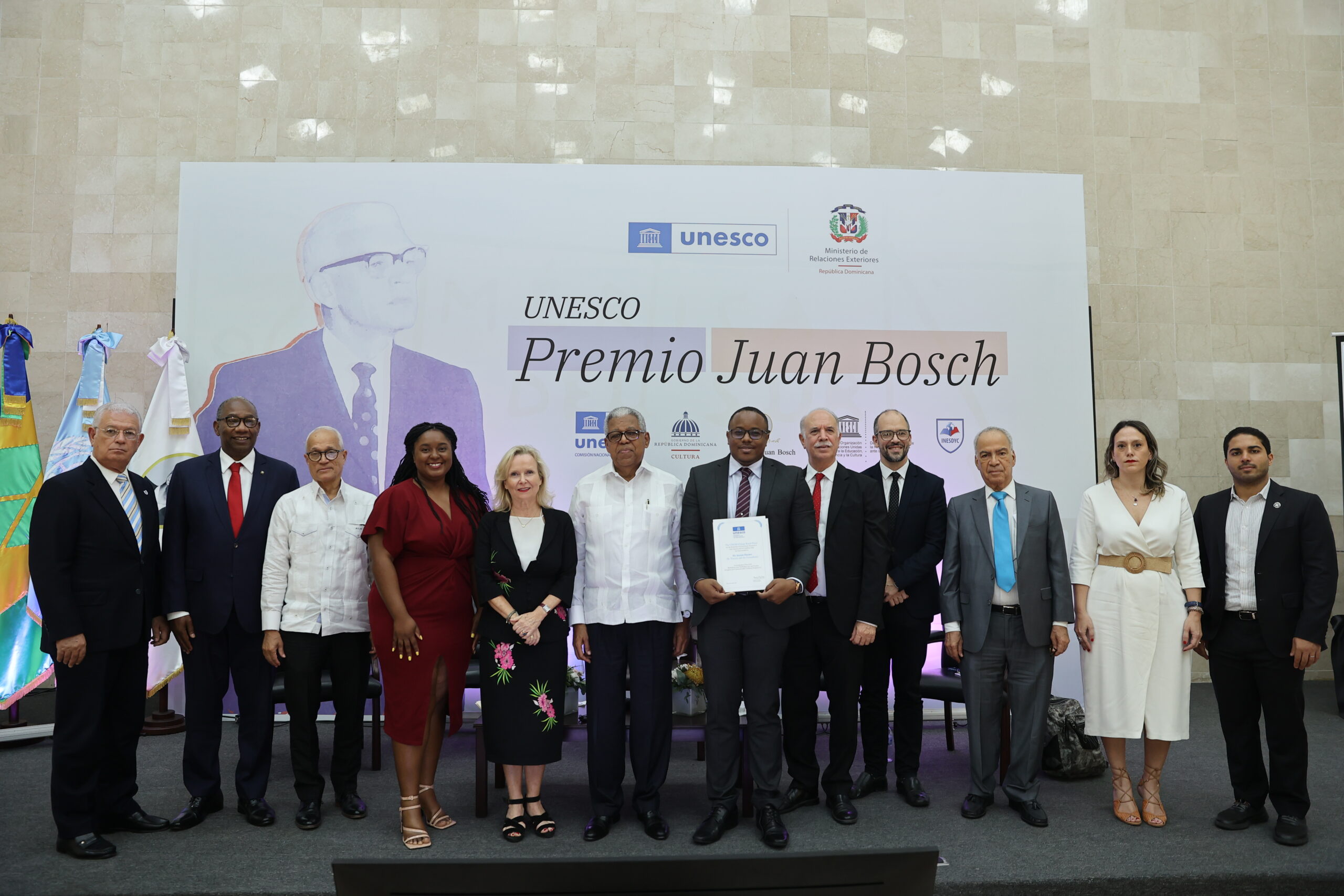 Por primera vez República Dominicana es sede del acto de entrega del Premio UNESCO Juan Bosch