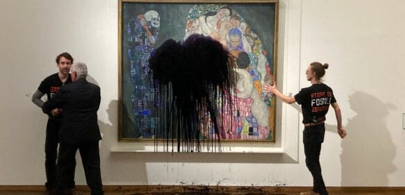 Un cuadro de Klimt en Viena, nueva víctima de los ‘activistas’ climáticos