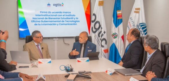 OGTIC e INABIE incorporarán nuevas tecnologías para fortalecer servicios estudiantiles y procesos administrativos