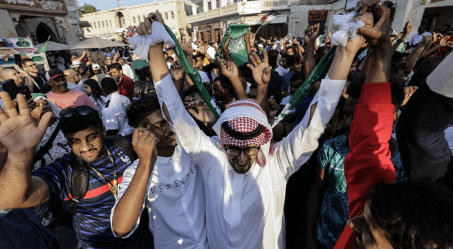Arabia Saudita declara un día feriado nacional tras su victoria en el Mundial sobre Argentina