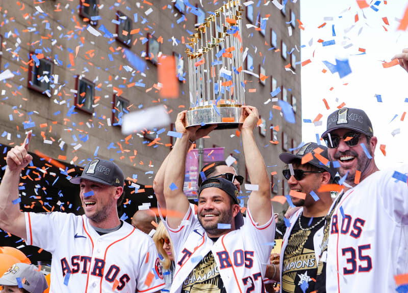Astros reciben el bono de postemporada más alto en la historia de la MLB