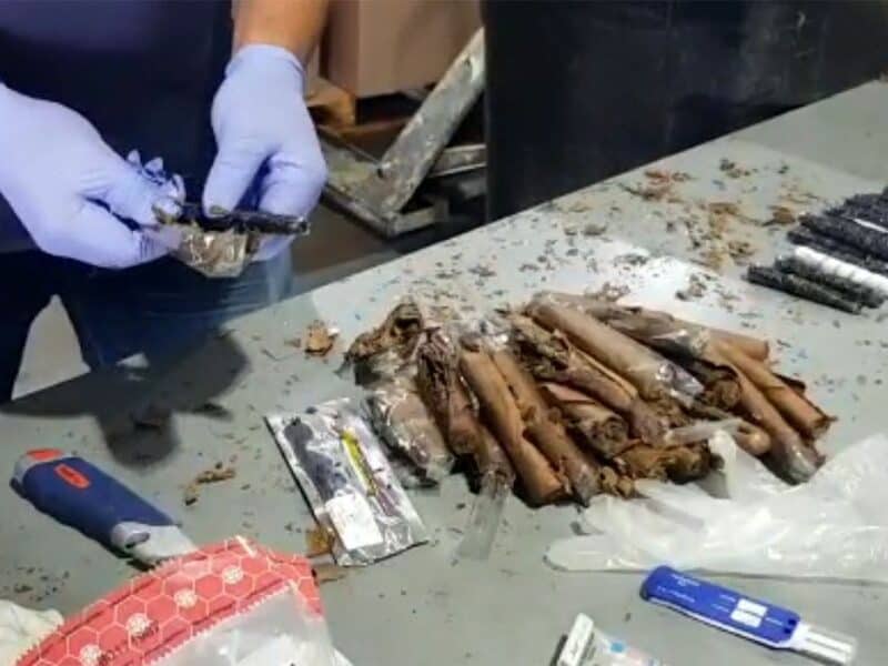 Ocupan 99 envolturas de cocaína camufladas en cigarrillos que serían llevadas a EEUU