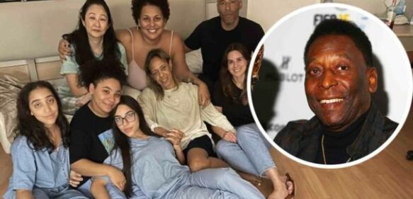 Pelé pasó la Navidad junto a su familia en el hospital donde permanece internado