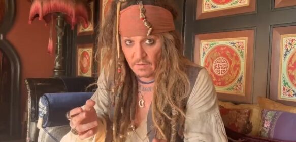 Johnny Depp reaparece como Jack Sparrow y envía un mensaje a un niño gravemente enfermo de 11 años