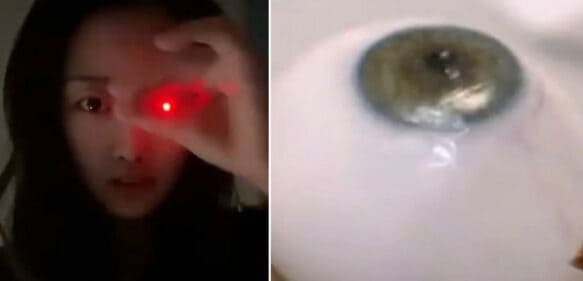 Mujer que perdió un ojo desarrolla una prótesis brillante ‘a lo Terminator’