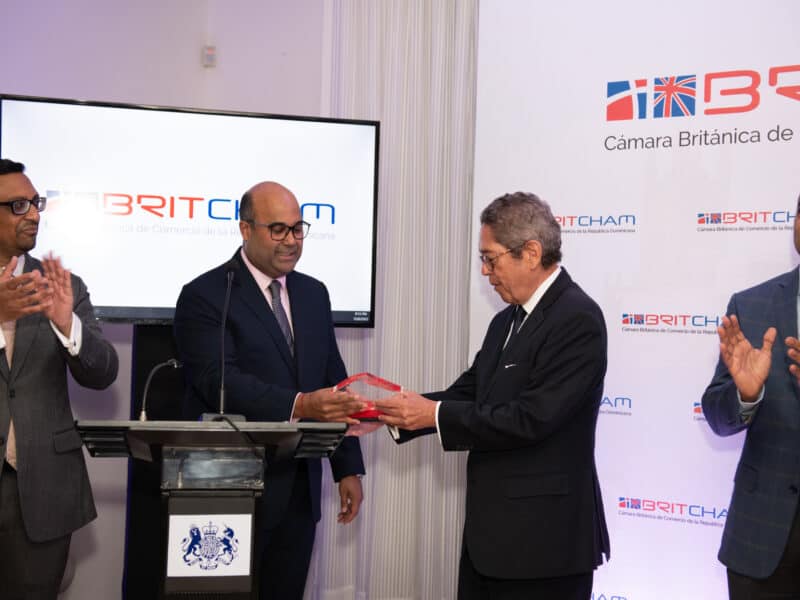 Destacan el papel de la Britchamdr en el desarrollo de las relaciones bilaterales entre la República Dominicana y Gran Bretaña.