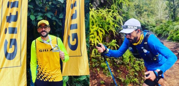 Tras lesión, Rafael Pérez logra 3er lugar en los 28km del Pico Duarte Express