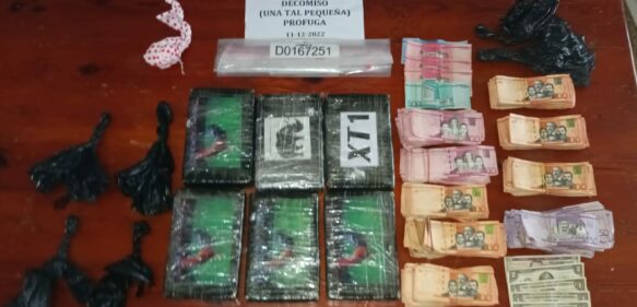 DNCD busca a “La Pequena” vinculada al decomiso de seis paquetes de cocaína