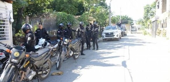 Policía Nacional toma el control en Los Alcarrizos