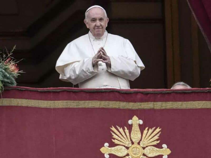 El papa Francisco pronuncia el tradicional mensaje de Navidad “Urbi et Orbi”