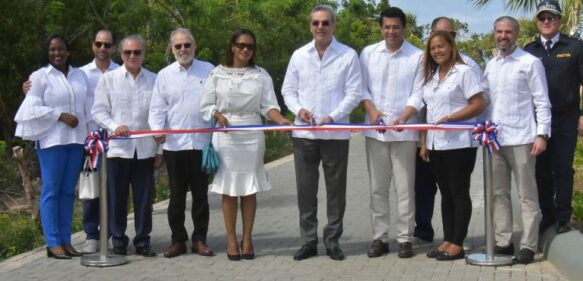 Presidente Luis Abinader y el ministro David Collado dejan inaugurada varias obras en Miches