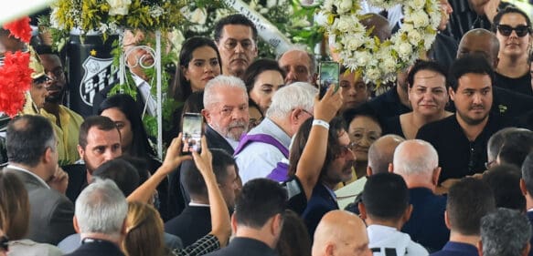 Lula da Silva llega al funeral de Pelé en su primer compromiso oficial fuera de Brasilia