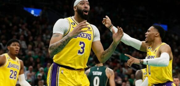 Anthony Davis despotrica contra los árbitros tras el revés de Lakers
