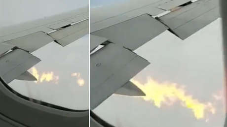 Un avión de Delta Airlines aterriza de emergencia por un incendio en un ala