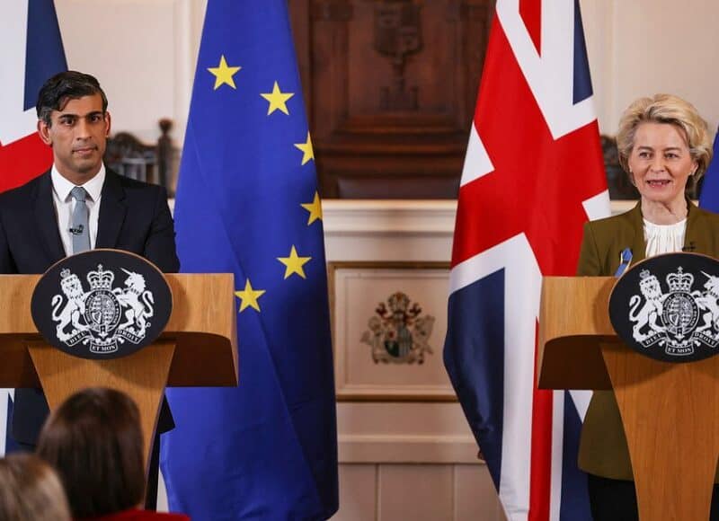 El Reino Unido y la UE alcanzan un nuevo acuerdo sobre Irlanda del Norte