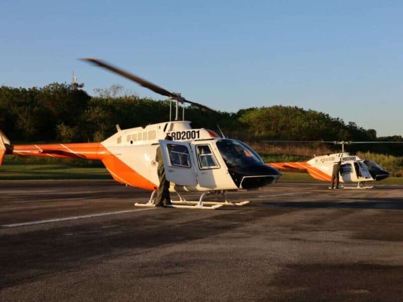 Llegan al país dos nuevos helicópteros para el fortalecimiento de la seguridad fronteriza