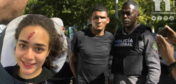 Policía Nacional detiene a limpiavidrios que agredió joven en Los Prados