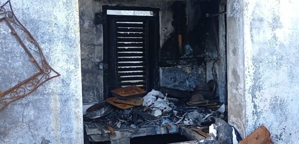 Maestra pide a Edenorte responder por incendio de su vivienda causado por corto circuito