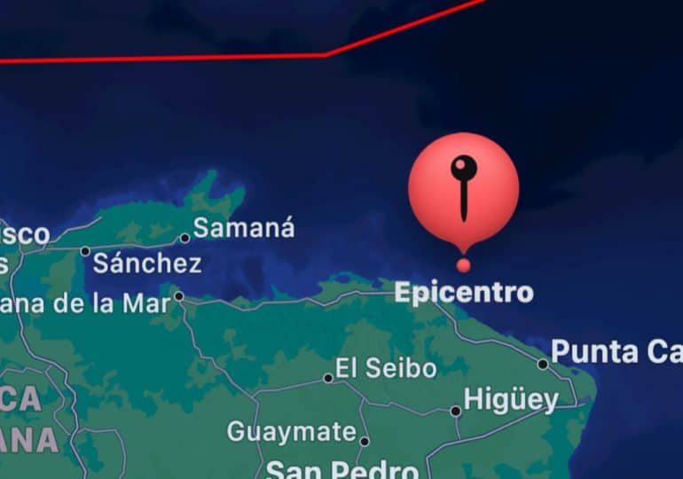 Reportan sismo de magnitud 4.0 al este de Miches