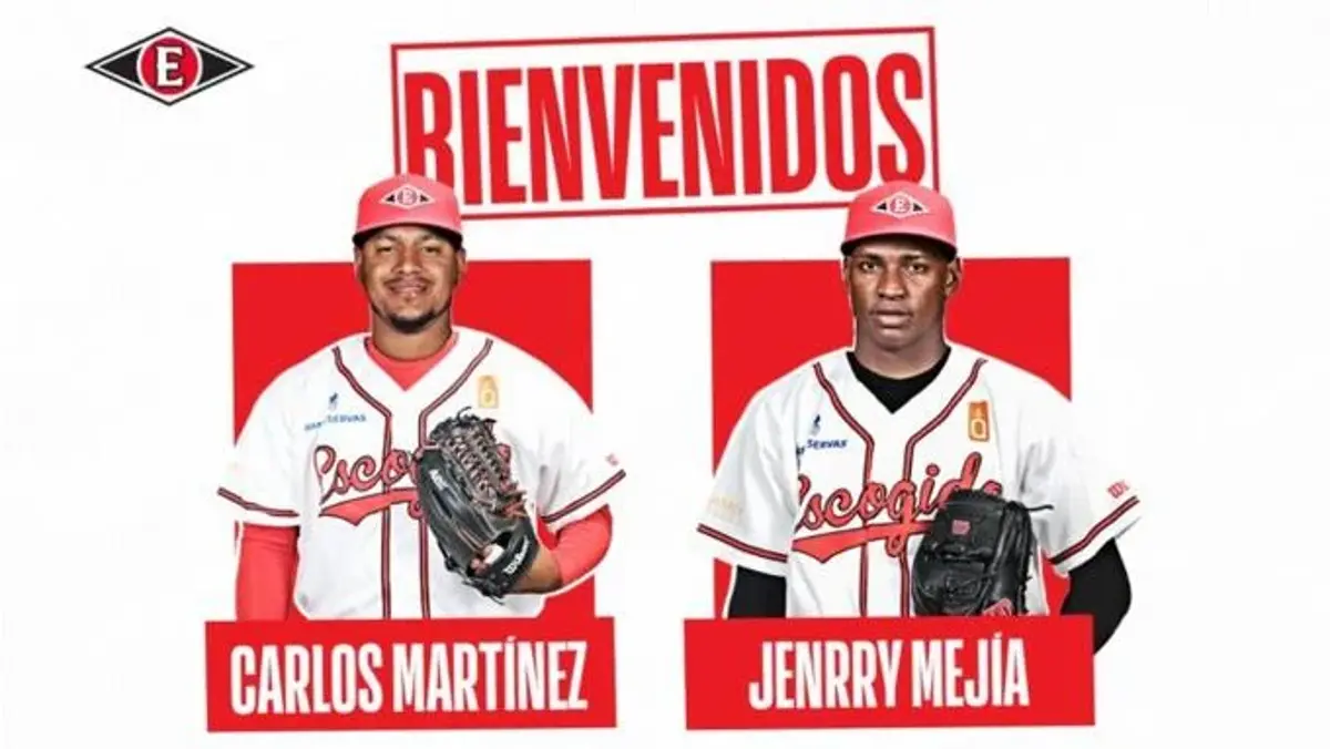 Escogido contrata a los lanzadores Carlos Martínez y Jenrry Mejía