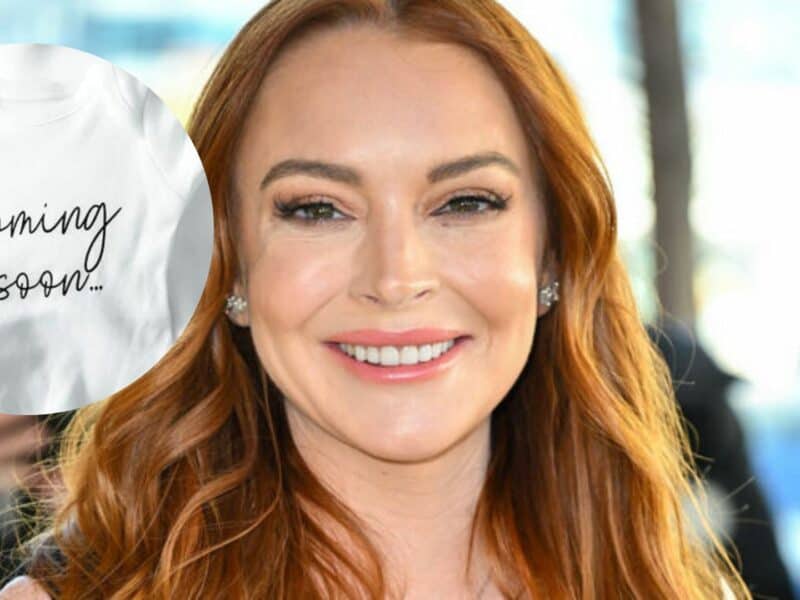 Actriz Lindsay Lohan anuncia que va a tener su primer bebé