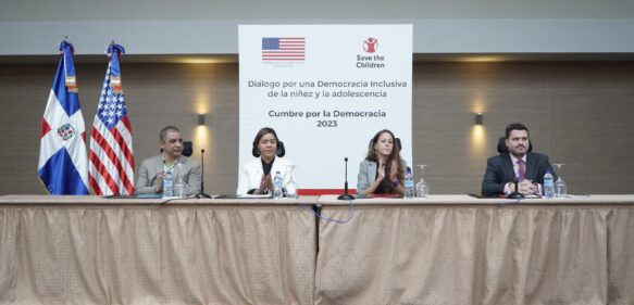 Save the Children, Embajada de los EE. UU. y el MIREX realizan “Diálogo por una Democracia Inclusiva de la niñez y la adolescencia”