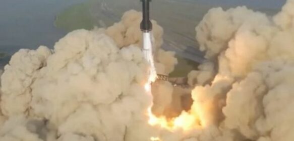 Explota el cohete más poderoso de SpaceX, minutos  de su despegue (Video)