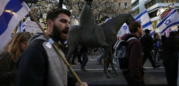 Vuelven a estallar protestas en Israel contra la reforma judicial