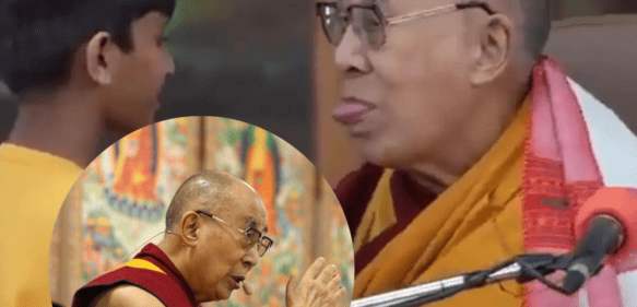 Dalái Lama se disculpa tras pedir a un niño que «chupe su lengua»