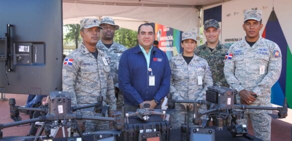 Drones del Sistema 9-1-1 participa en el Primer Congreso Nacional de Drones & Expo en “Dominicana Innova 2023”