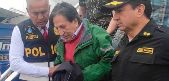 Expresidente Alejandro Toledo llegó a Perú extraditado por EEUU