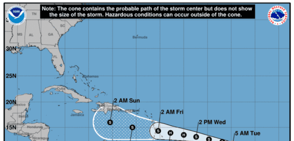 Bret se acercará a las Antillas Menores el fin de semana, pero antes se convertirá en huracán
