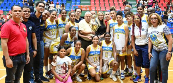Club Mauricio Báez retiene título de campeón del Torneo de Baloncesto Superior Femenino del Distrito Nacional