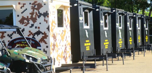 PROPEEP entrega oficinas y cuarteles móviles para servicios militares en la frontera