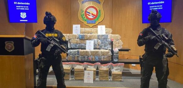 Confiscan 58 paquetes de cocaína en el AILA que serían llevados a Alemania