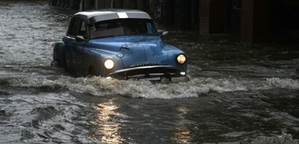 Fuertes lluvias en Cuba dejan un muerto, miles de evacuados y cuantiosos daños