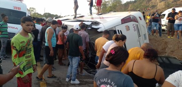 Intrant y Digesett: Investigan accidente en autopista Duarte