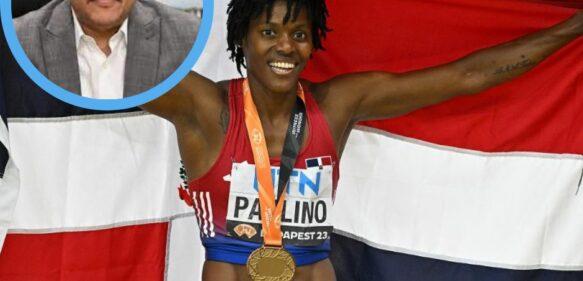 Ministro de Deportes felicita a Marileidy por medalla de oro en mundial atletismo