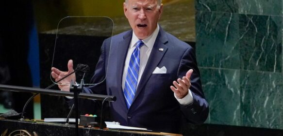 Biden pide ONU autorizar fuerza para Haití