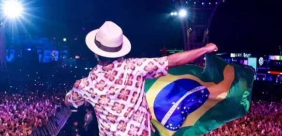 Bruno Mars despierta pasiones en su regreso a Brasil
