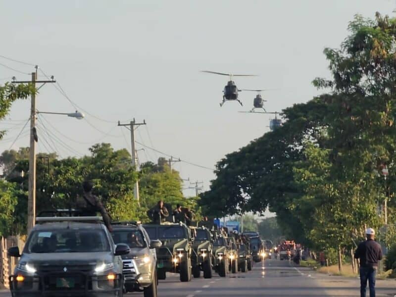 Helicópteros y tropas militares del Ejército llegan a Dajabón