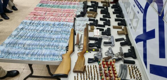 Ministerio Público y Policía Nacional desmantelan red dedicada al tráfico de armas