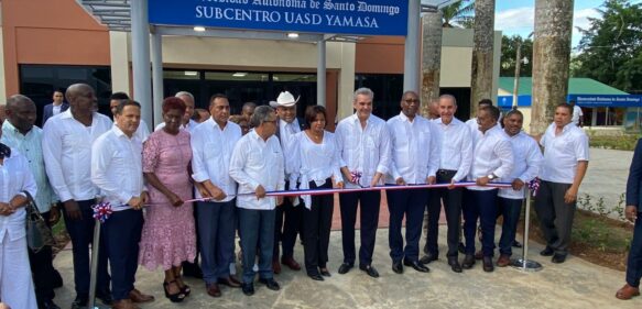Abinader inaugura extensión de la UASD en Yamasá