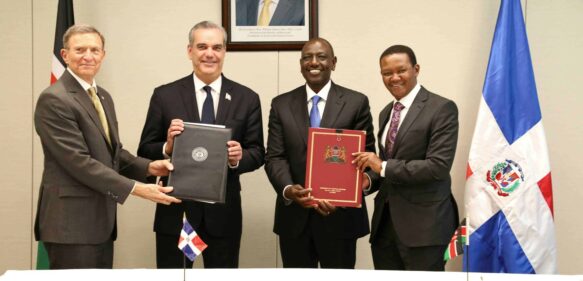 Presidente de Kenia agradece a RD ofrecer apoyo a una posible fuerza de paz en Haití