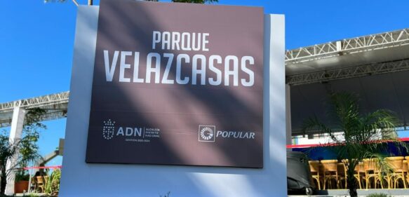 Presidente Luis Abinader deja inaugurado parque Velazcasas en Miramar